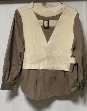 lasric 2way 니트 블라우스