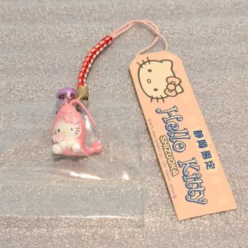 지역 한정 키티 스트랩 시즈오카현 한정판 벚꽃새우