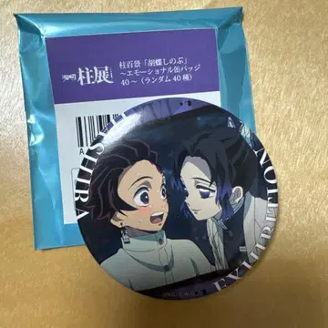 귀멸의 칼날 기둥전 에모셔널 캔뱃지 에모칸 코쵸우 시노부 탄지로