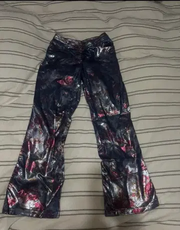 장미 플레어 팬츠