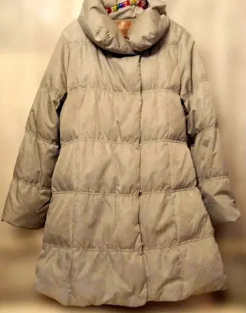 naturaI mist CLass 후드 부착 다운 자켓 그레이