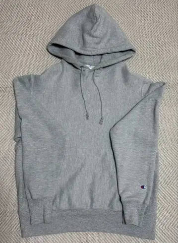 챔피언 리버스 위브 후드티 M 그레이