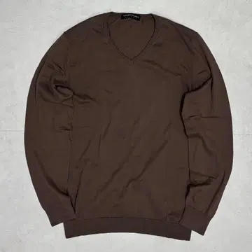 투모로우랜드 TRICOT 트리코 V넥 니트 하이 게이지 니트