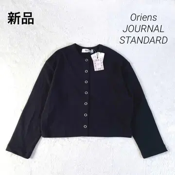 새상품 오리엔스 저널 스탠다드 라지 링 도트 가디건