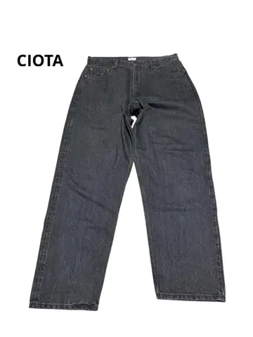 CIOTA 수빈 코튼 13.5oz 와이드 테이퍼드 데님