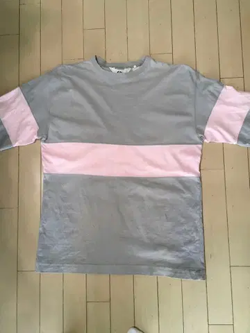 Good Enough 그레이/핑크 T셔츠 사이즈 L