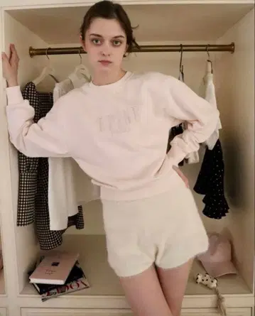 epine PARIS 로고 맨투맨 babypink x babypink