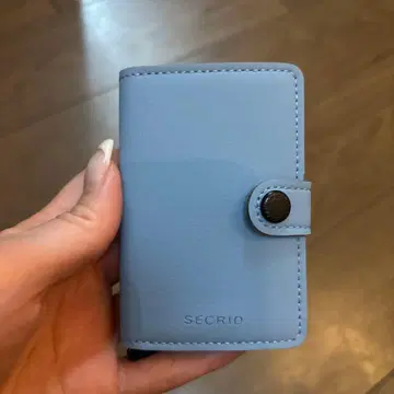 SECRID 라이트 블루 카드 케이스