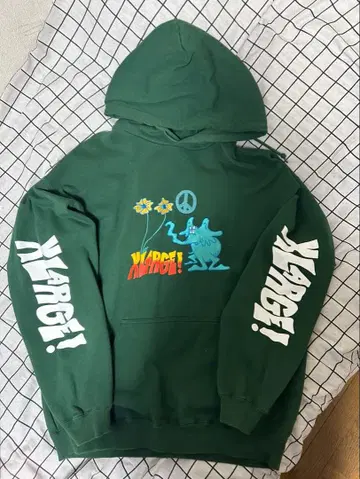 XLARGE 그린 풀오버 후드티 [ L ]