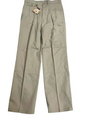 HAGGAR 베이지 플리츠 슬랙스 택 포함 새상품 빈티지 90s