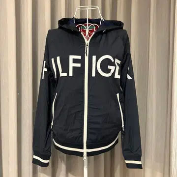 TOMMY HILFIGER 후드 부착 자켓 네이비