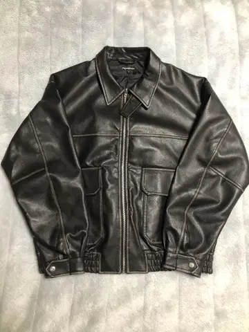 잭 로즈 JR-983 가죽 자켓 합성 피혁 가죽 점퍼 블랙 L