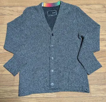 Hurley 그레이 리브 니트 가디건