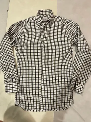 TOMORROWLAND 버튼 다운 체크 셔츠 38/15