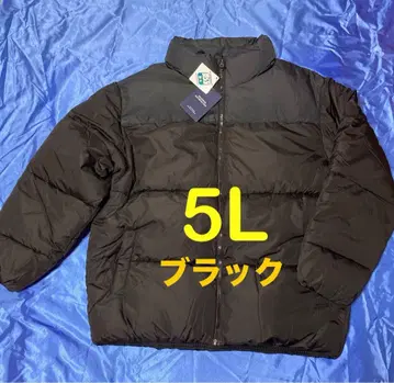 볼륨 충전재 자켓 블랙 색상 기반 빅 사이즈 남성용 5L