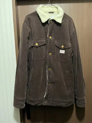 SMITH'S 코듀로이 자켓 보아 카라 부착 coen