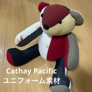 [레어] Cathay Pacific 유니폼 소재 테디베어