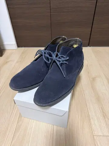 REGAL 스웨이드 처카 부츠 네이비 NC5J 67JR 새상품급