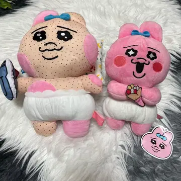 빤쮸토끼 봉제 인형 & 빤쮸토끼 부르부르 봉제 인형 2세트