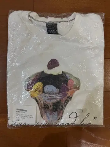 [새상품] 넘버나인 파르페 T셔츠 아이스크림 미야시타기 00s