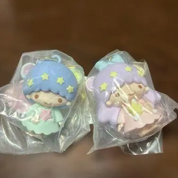 리틀트윈스타 별하늘의 엔젤 시크릿 키링 키키라라