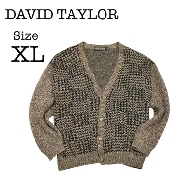 USA DAVID TAYLOR 빈티지 니트 가디건 XL