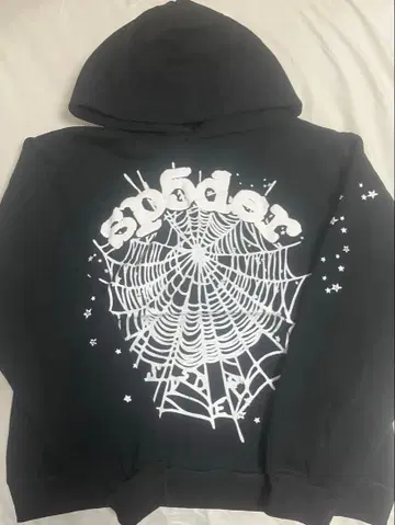 Sp5der 후드티 블랙