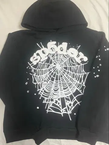 Sp5der 후드티 블랙