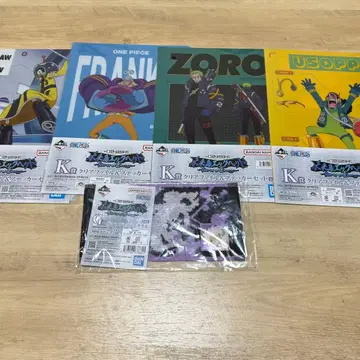 ONE PIECE 1번 복권 클리어 파일 & 타월 세트