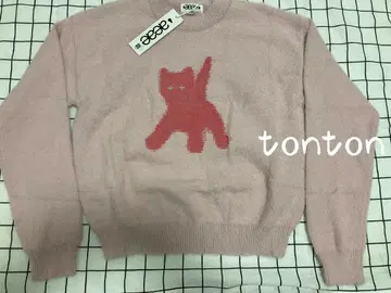 AEAE 핑크 긴팔 니트