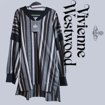 미사용 새상품 비비안 웨스트우드 맨 스트라이프 상의