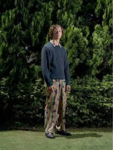 MATSUFUJI 와이드 팬츠 파자마 팬츠 23ss