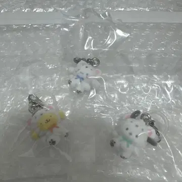 산리오 메지루시 액세서리 복슬복슬 스노우 시나모롤 포차코 폼폼푸딩