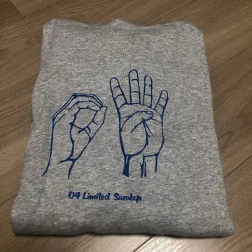 04 Limited Sazabys 핸드사인 후드티 XL