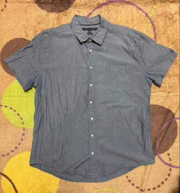 TOMMY HILFIGER 반팔 셔츠 M 그레이