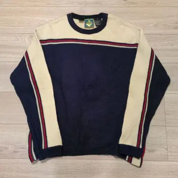 90s BURTON 버튼 크루넥 스웨터