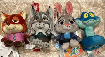 남코 한정판 주토피아2 빨간 볼 마스코트 전종 세트