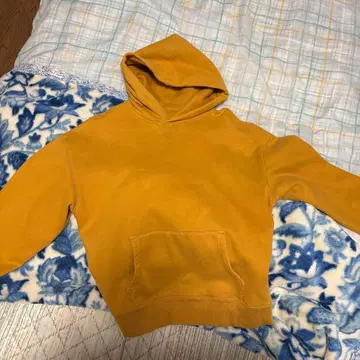 90년대 GAP 머스타드 후드 부착 후드티
