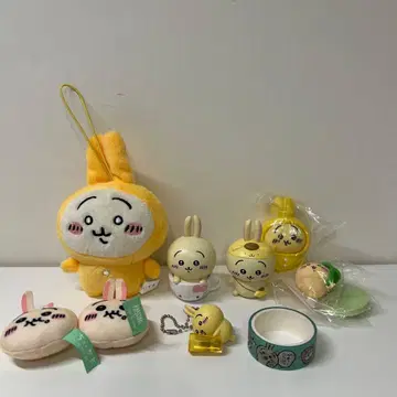 토끼 치이카와 (먼작귀) 산리오 마스코트 피규어 스트랩 묶음 판매