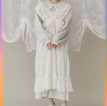 merry jenny 튤 프릴 레이어드 원피스