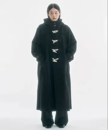 FEKETE 더플 코트 M 사이즈 블랙