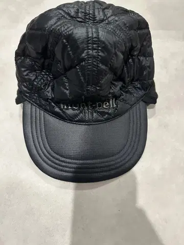 몽벨 mont-bell 퀼팅 캡 블랙