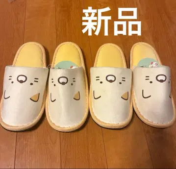 새상품 스미코구라시 슬리퍼 성인 고양이 묶음 판매 세트 페어