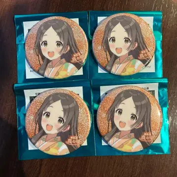 학마스 니와노유 쿠라모토 치나 캔뱃지 4세트