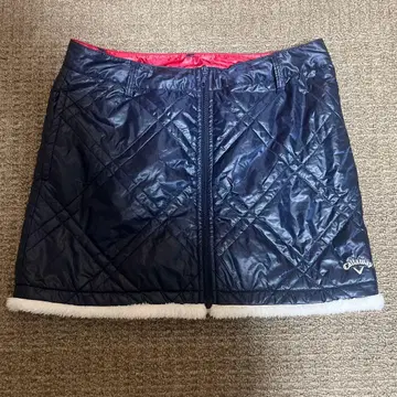 캘러웨이 네이비 퀼팅 스커트 여성용