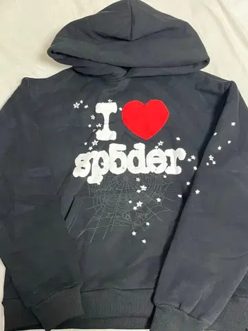Sp5der I Sp5der 후드티 블랙