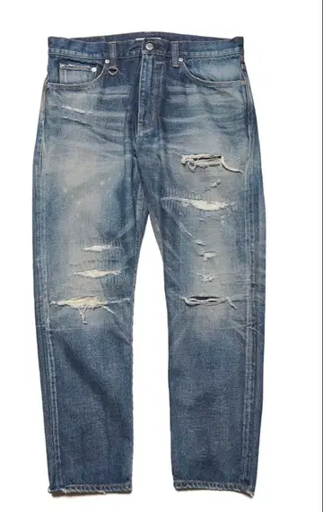 25AW 유니폼 익스페리먼트 테이퍼드 데님 인디고