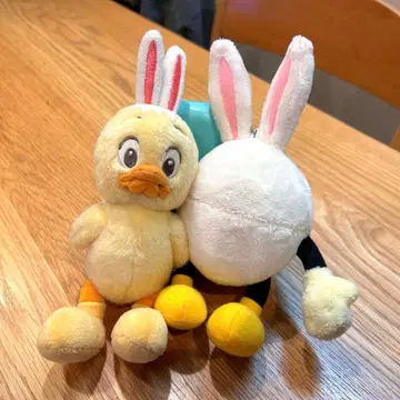 디즈니 부활절 인형 배지 우사피요 우사타마