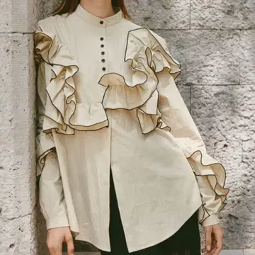 Eaphi FEELING FRILLS BLOUSE