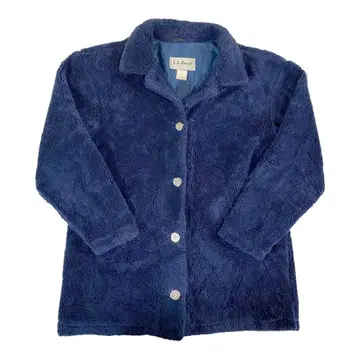 L.L.Bean 엘엘빈 플리스 자켓 은색 버튼 70~90S